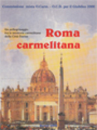 Image of Roma Carmelitana: Un Pellegrinaggio Fra Le Memorie Carmelitane Della Città Eterna