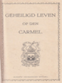 Image of Geheiligd Leven Op Den Carmel