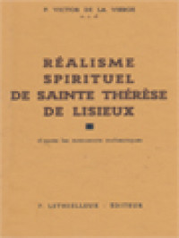 Image of Réalisme Spirituel De Sainte Thérèse De Lisieux: D'après Les Manuscrits Authentiques
