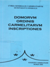 Image of Domorum Ordinis Carmelitarum Inscriptiones