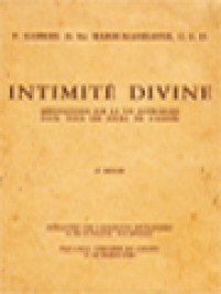 Image of Intimité Divine: Méditations Sur La Vie Intérieure Pour Tous Les Jours De L'année I