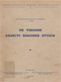 Image of De Visione Sancti Simonis Stock