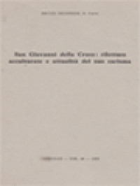 Image of San Giovanni Della Croce: Riletture Acculturate E Attualità Del Suo Carisma