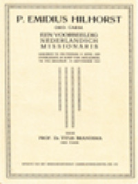 Image of P. Emidius Hilhorst, O.Carm: Een Voorbeeldig Nederlandsch Missionaris