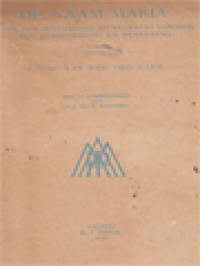 Image of De Naam Maria: Over Zijn Beteekenis En Velerlei Vormen, Zijn Verspreiding En Vereering