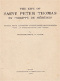 Image of The Life Of Saint Peter Thomas