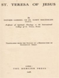 Image of St. Teresa Of Jesus