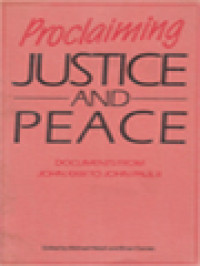 Image of Proclaiming Justice And Peace: Documents From John XXIII To John Paul II