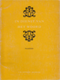 Image of In Dienst Van Het Woord 3: Paastijd