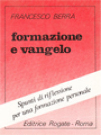 Image of Formazione E Vangelo: Spunti Di Riflessione Per Una Formazione Personale