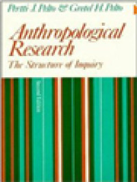 Image of Anthropological Research: The Structure Of Inquiry