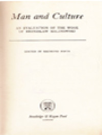 Image of Man And Culture: An New Evaluation Of The Work Of Bronislaw Malinowski / Raymond Firth (Edited)