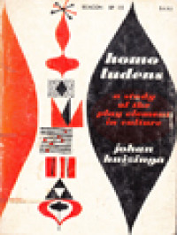 Image of Homo Ludens: A Study Of The Play Element In Culture