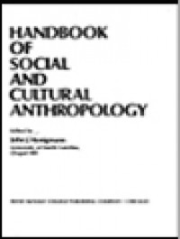 Image of Handbook Of Social And Cultural Anthropology / John J. Honigmann (Edited)