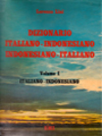 Image of Dizionario Italiano - Indonesiano; Indonesiano - Italiano I
