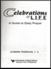 Image of Celebrations Of Life: A Guide To Daily Prayer