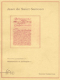 Image of Oeuvres Complètes 3: Méditations Et Soliloques 2